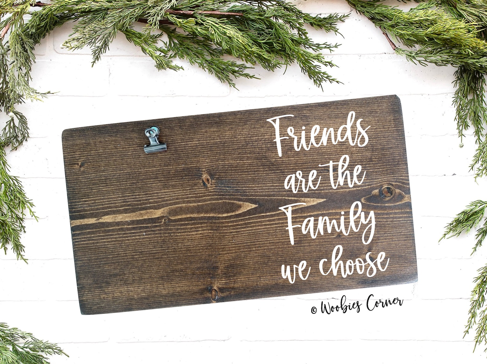 Friends Are the Family We Choose Frame Best Friend Picture Etsy