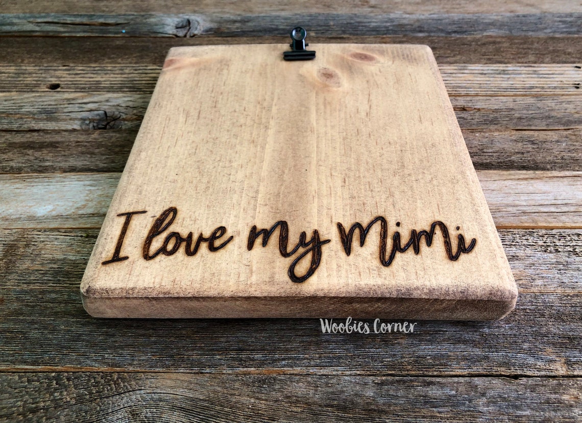 Mimi picture frame Mimi gifts I love my Mimi photo frame Etsy