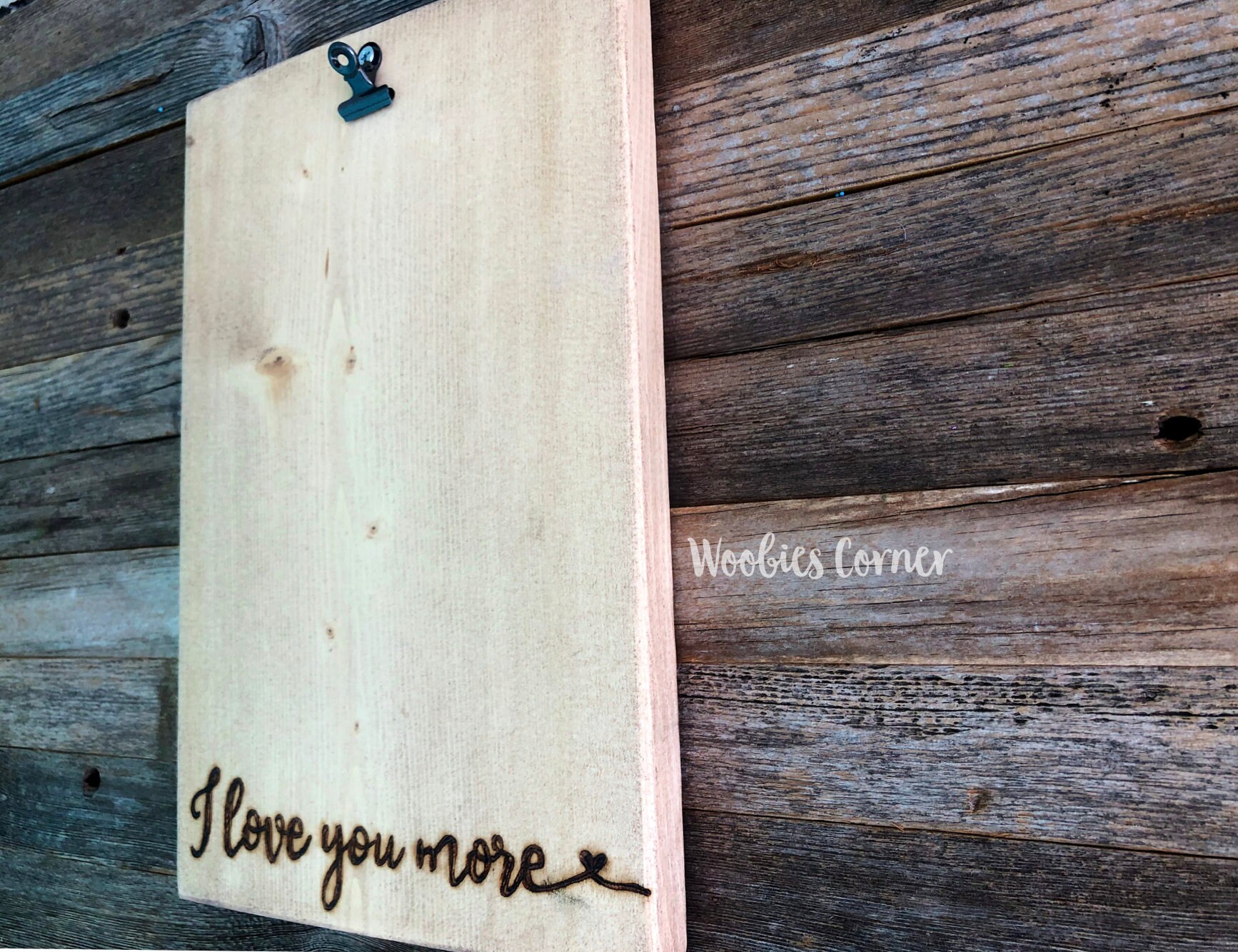 Love you more picture frame 5x7 picture frame Personalized Etsy