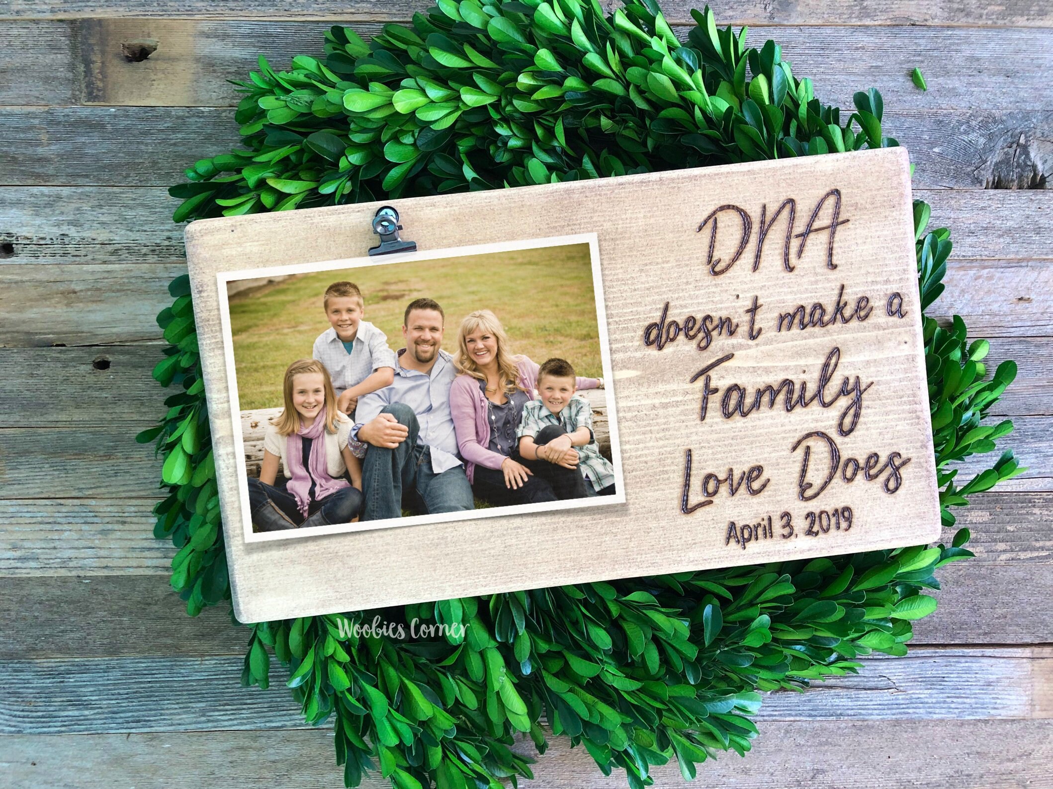 Personalized Adoption Picture Frame Adoption Day Adoption Etsy