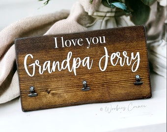 Fathers Day Gift for Grandpa, Grandparents day gift, Personalized Grandparents picture frame, Gift For Grandpa, Grandpa Birthday Gift