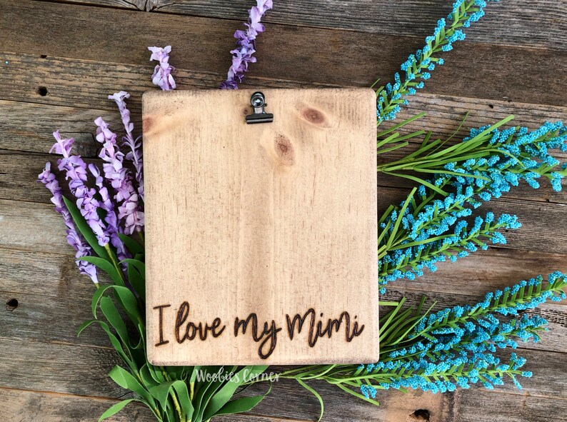 Mimi picture frame Mimi birthday gift Mothers day gift I love my Mimi photo frame Mimi gifts Gift for Mimi Personalized Grandma gift