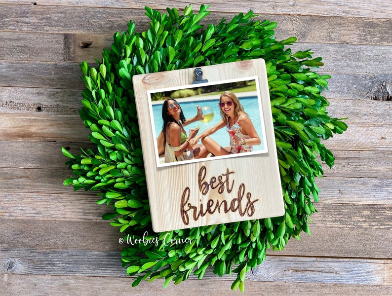 Best Friend Picture Frame Custom Photo Frame Custom Picture Etsy