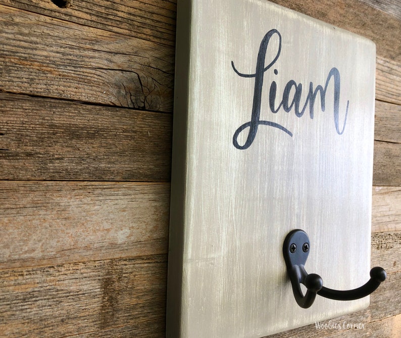 personalised wall hooks