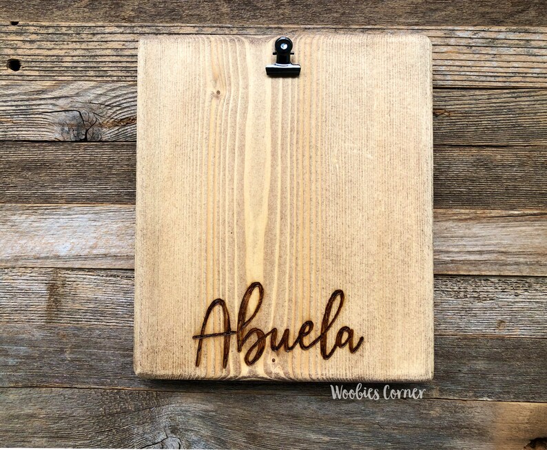 Abuela Picture Frame Abuela Pregnancy Announcement Abuela to Etsy
