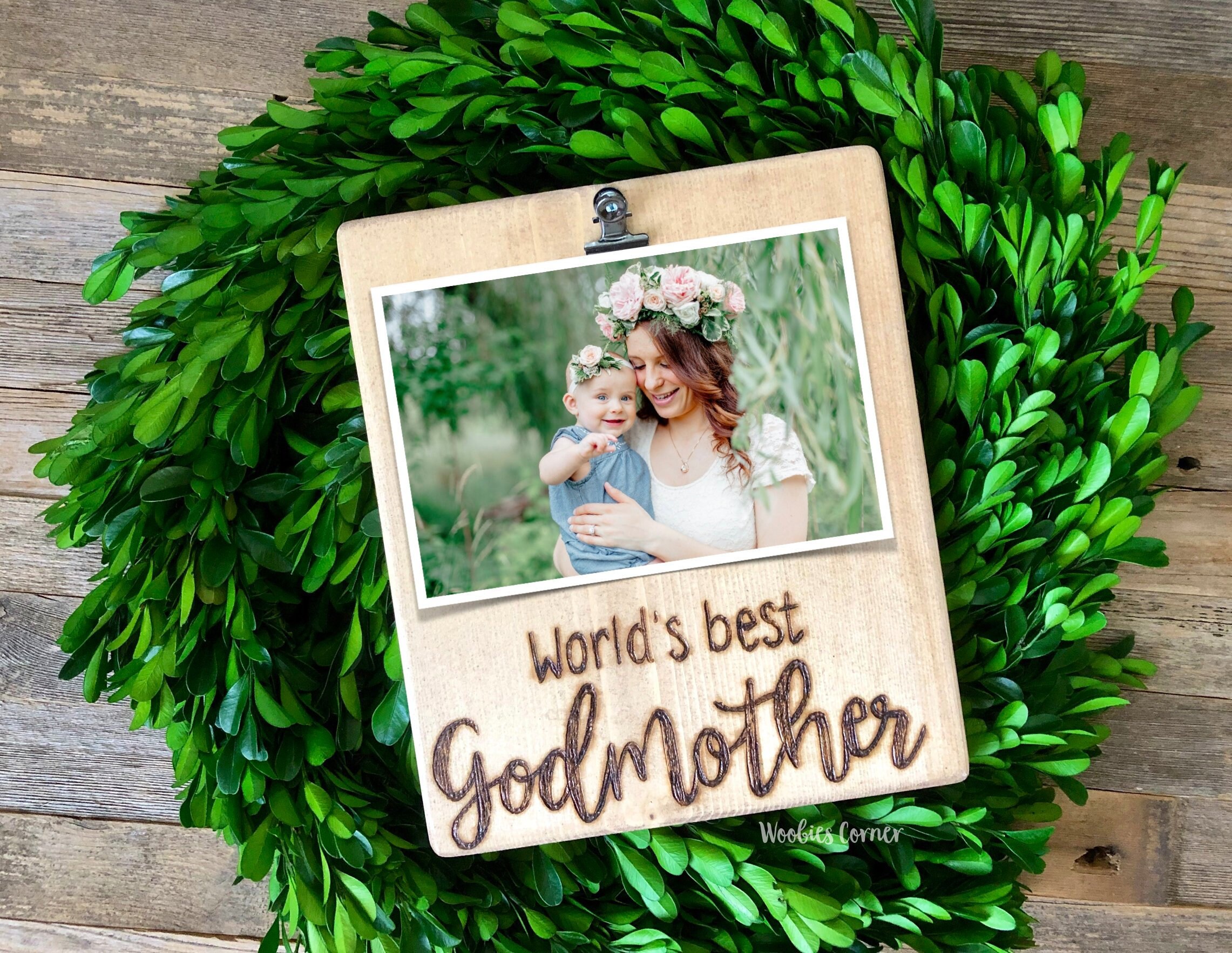 Godmother picture frame Godmother gifts Gift for Godmother Etsy