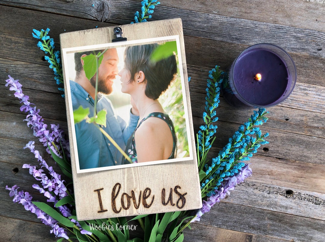 I Love Us Picture Frame, Couples Photo Frame, Valentines Day Gift for