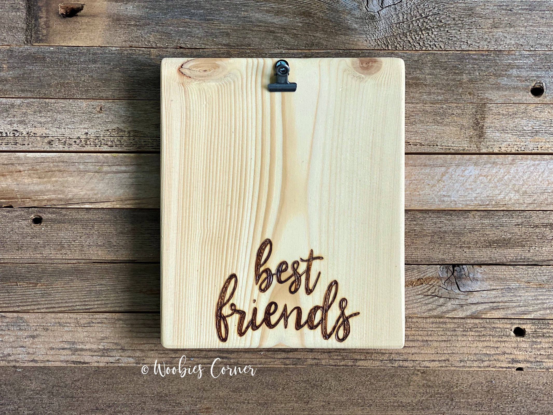 Best Friend Picture Frame Custom Photo Frame Custom Picture Etsy