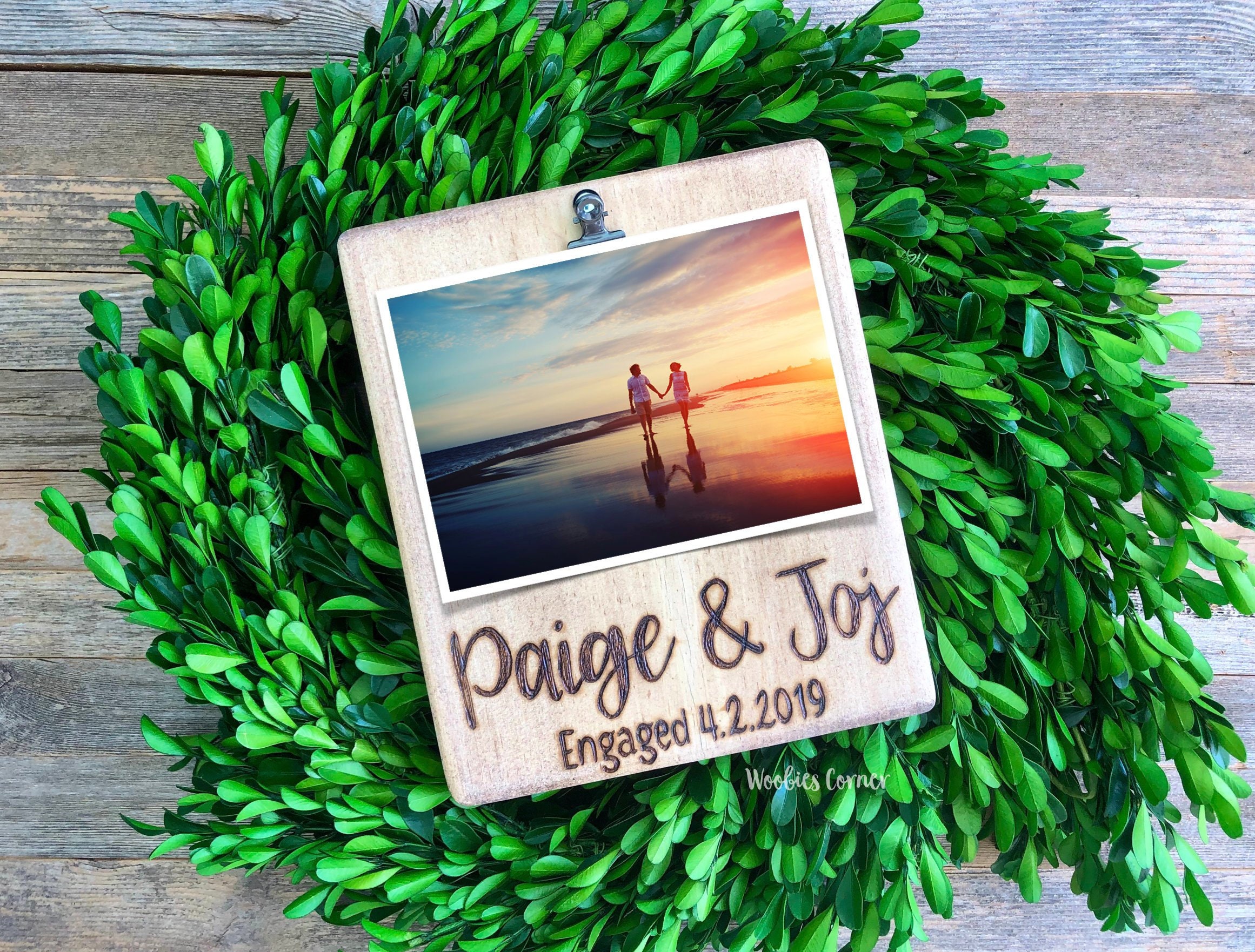 Engagement Gifts For Couple Personalized Engagement Party Etsy