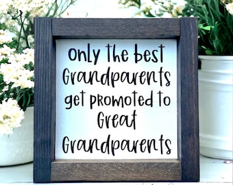 Great Grandparents Pregnancy Announcement | Gift for Great Grandparents To Be | Great Grandparent Gift | Pregnancy Reveal to Grandparents