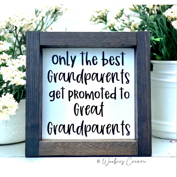 Great Grandparents Pregnancy Announcement | Gift for Great Grandparents To Be | Great Grandparent Gift | Pregnancy Reveal to Grandparents