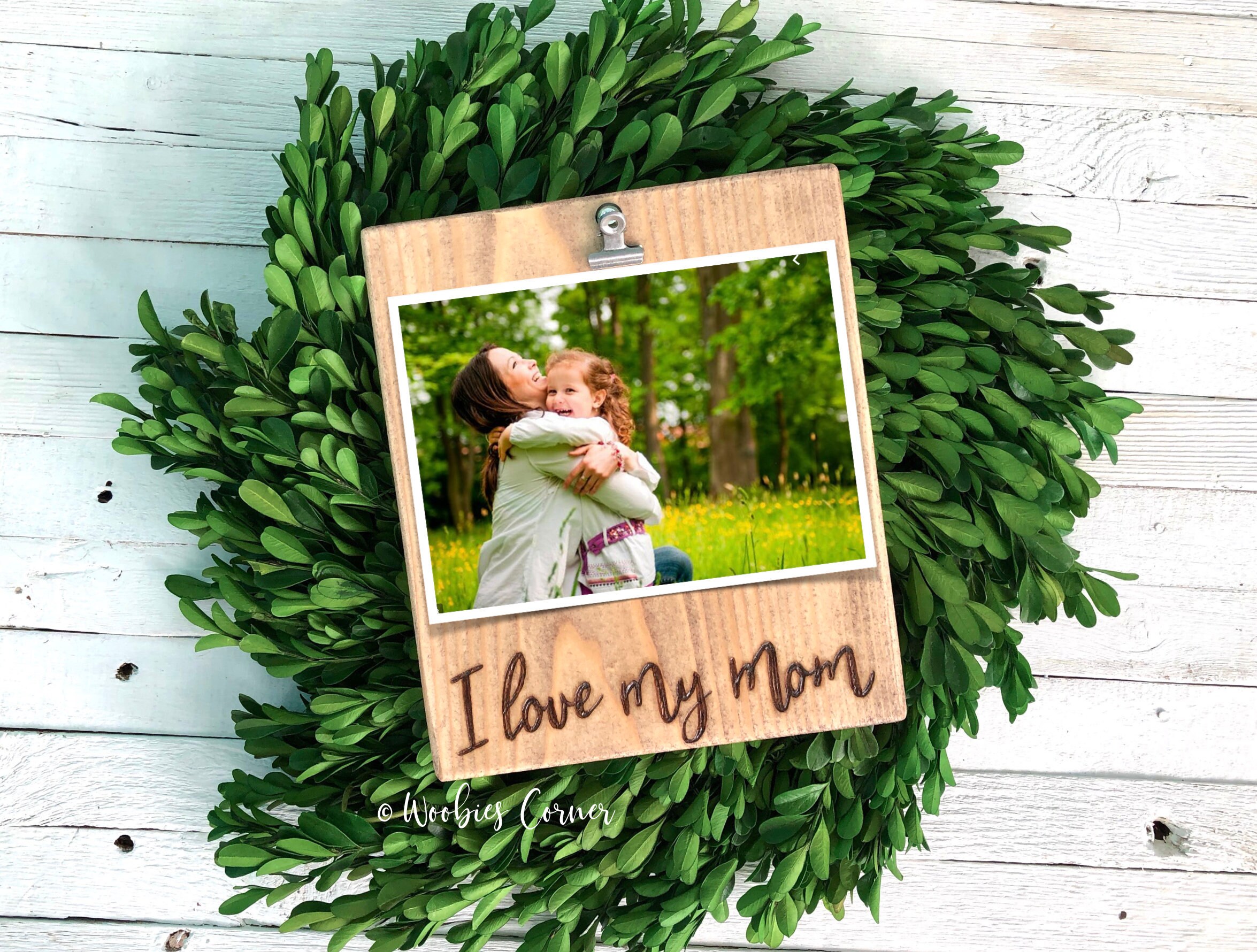 I Love My Mom Picture Frame Mom and Me Frame Personalized | Etsy