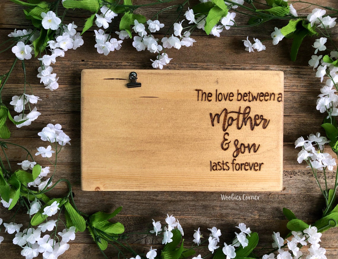 The love between a Mother and son frame Mom gift from son Etsy