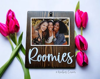 Friendship Gift Personalized | Roommate Picture Frame | College Dorm Decor, Personalized Gift for Roommates | Gift for Roommate | 4x6 Frame