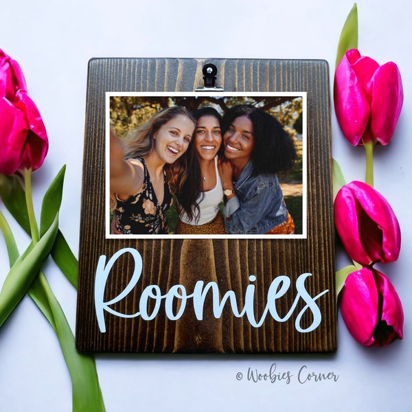 Friendship Gift Personalized | Roommate Picture Frame | College Dorm Decor, Personalized Gift for Roommates | Gift for Roommate | 4x6 Frame