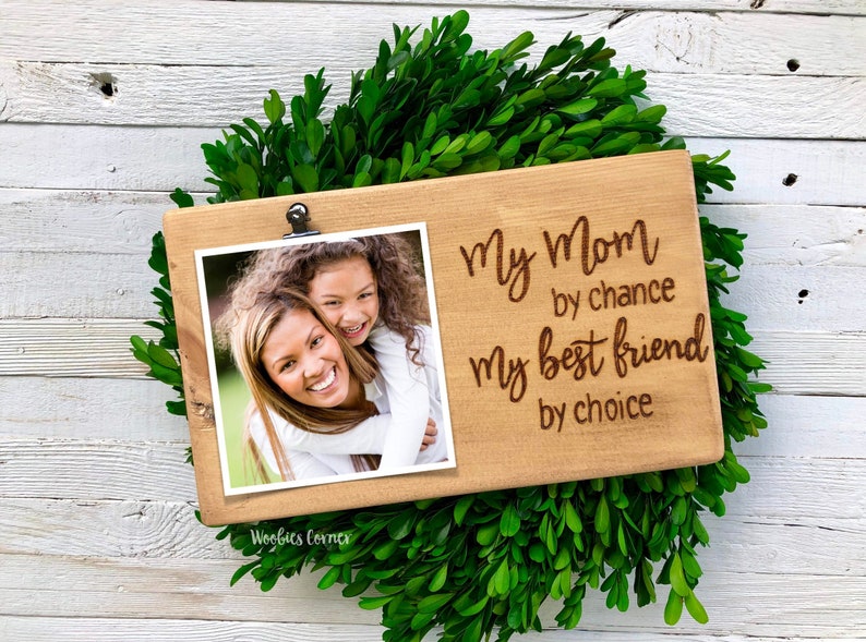Gift for Mom from Daughter Mom best friend gift Mom and daughter photo frame Mom birthday gift from Daughter Mom and daughter gifts