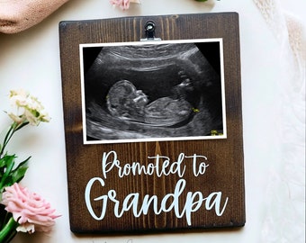 Promoted to Grandpa pregnancy announcement frame, Grandpa to be gift, Grandpa pregnancy announcement gift, You're going to be a Grandpa gift