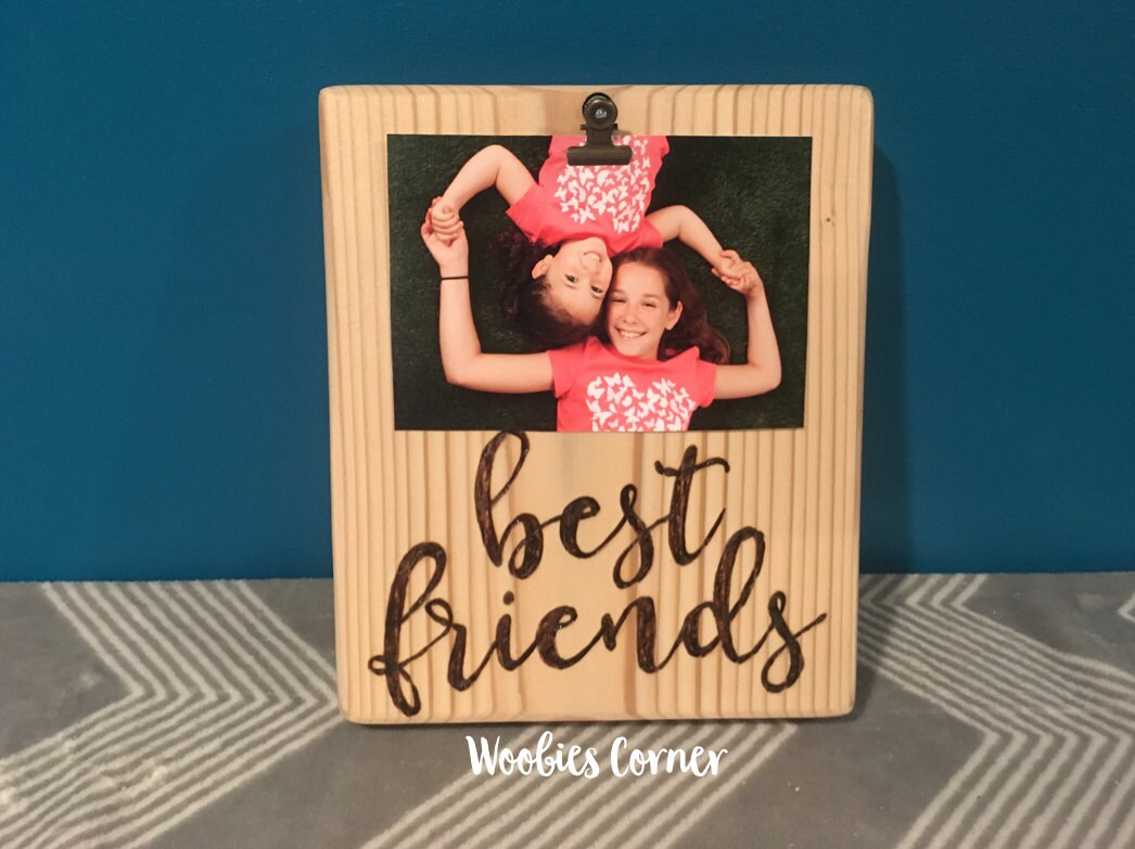 Best friend picture frame Custom photo frame Custom picture Etsy