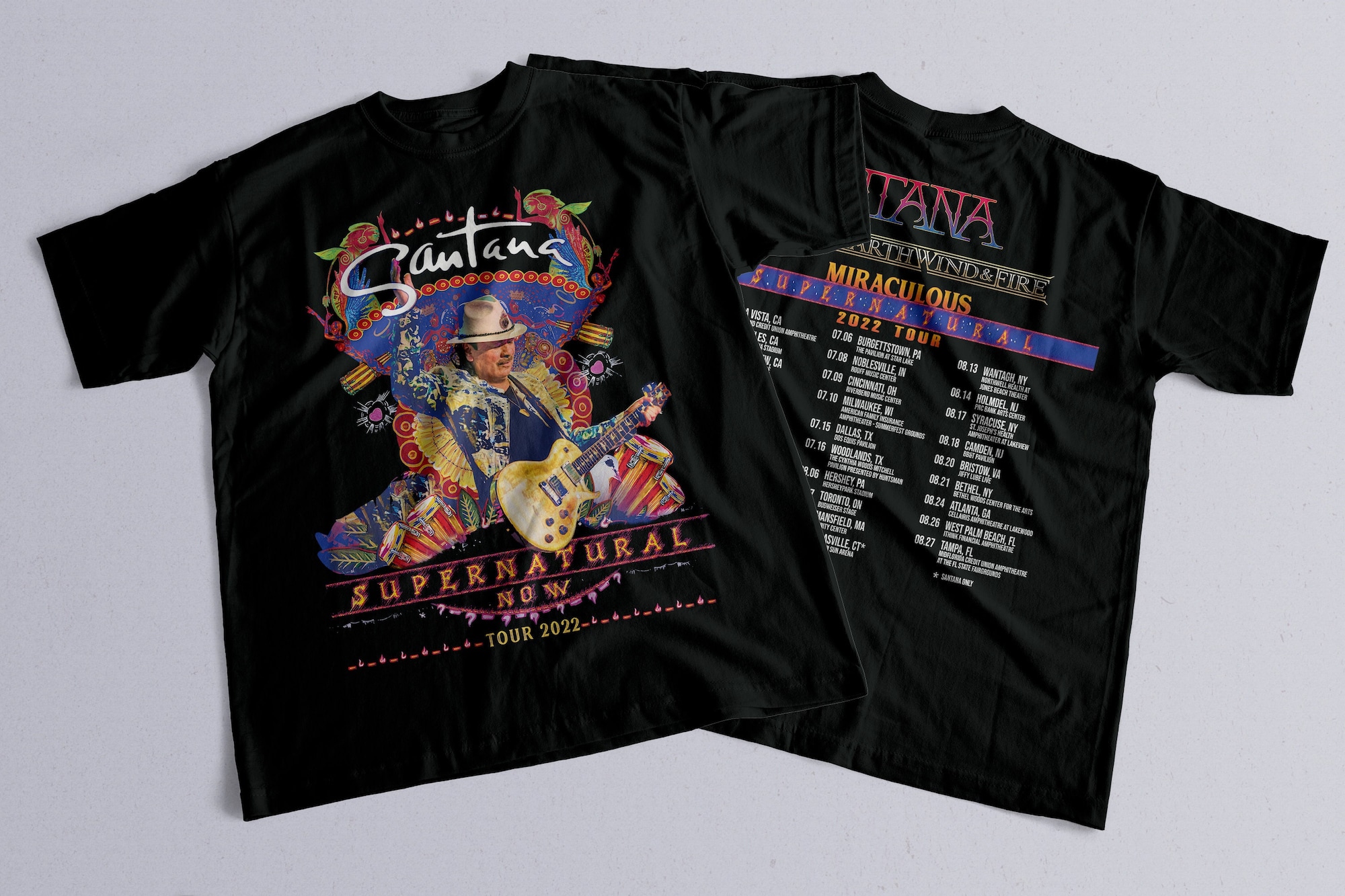 Vintage Santana Shirt, Supernatural Tour Shirt