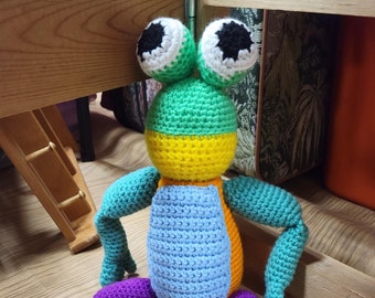 Patchwork Crochet Frog
