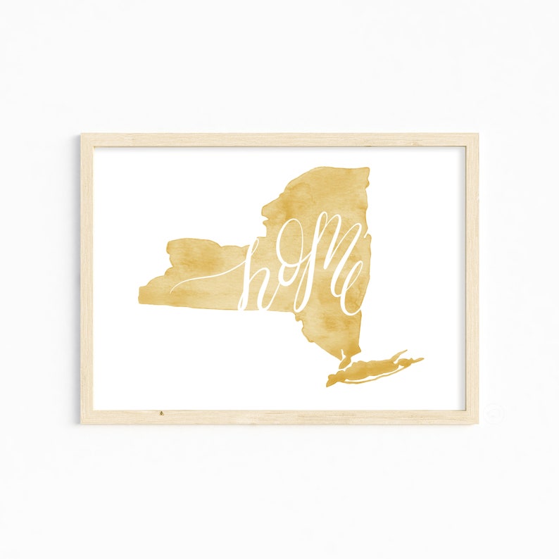 New York Watercolor Print. New York Decor. New York Art Print. Custom New York Gift. New York Watercolor Illustration. Wall Art. Wall Decor bild 6