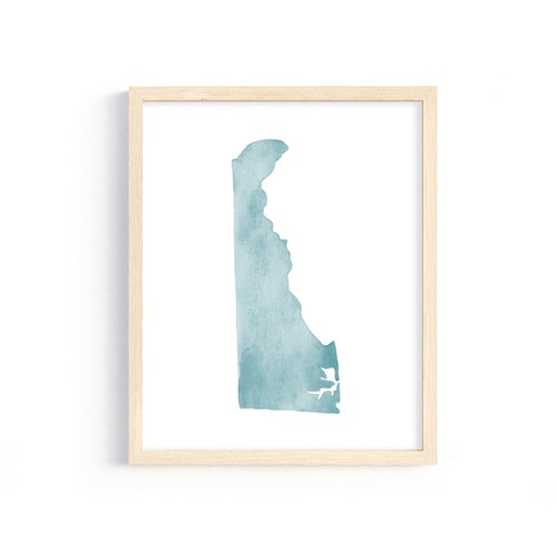Bethany Beach Map Bethany Beach Art Bethany Beach Print Etsy