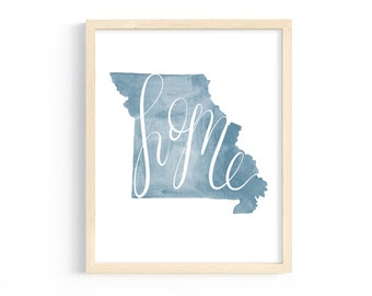 Missouri Home Wall Art INSTANT DIGITAL DOWNLOAD