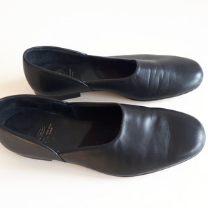 CHURCH'S Black Leather Mens Slippers EUR 44 UK 10 Us10,5 UK