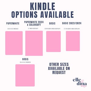 PRINTABLE Kindle Case Insert for Paperwhite 2024, Colorsoft, Basic 11 ...