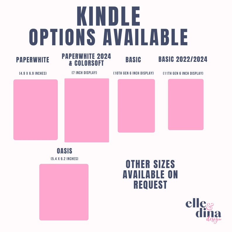 PRINTABLE Kindle Case Insert for Paperwhite 2024, Colorsoft, Basic 11 ...