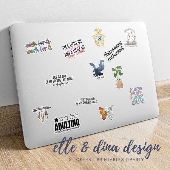 Vinyl Book Lover Sticker Emotional Support Kindle Sticker Bookish Sticker  Kindle Case Sticker Laptop Decal Book Lover Gift Vinyl Sticker 