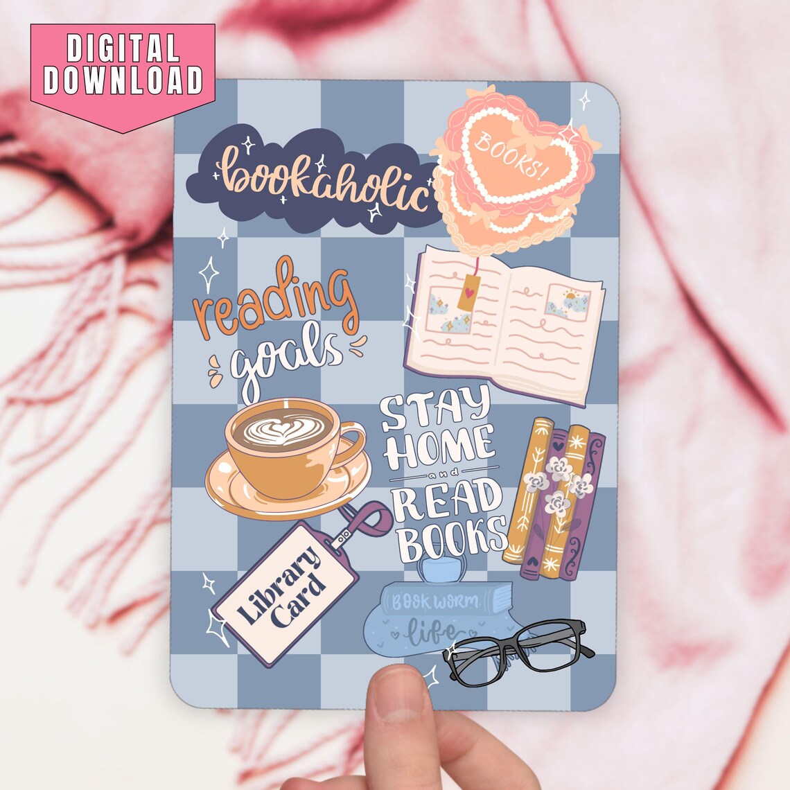 PRINTABLE Kindle Case Insert for Paperwhite Basic Oasis Ereaders Clear ...
