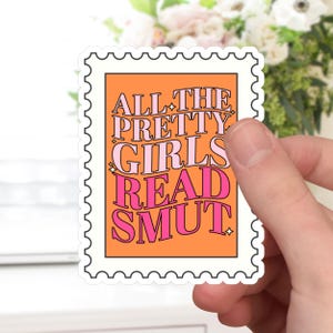 Vinyl Book Sticker for Kindle Kobo Laptop, Smutty Romance Reader Gift, Spicy Book Lover Gift, iPad Phone eReader Spicy Booktok Journal Decor