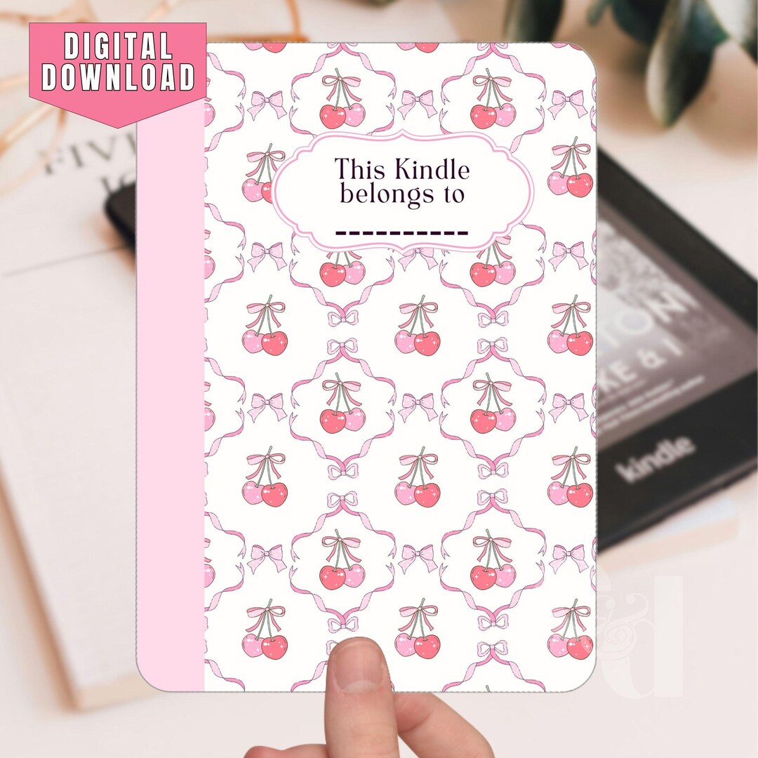 PRINTABLE Kindle Case Insert for Paperwhite 2024 Basic 11th Gen Oasis ...