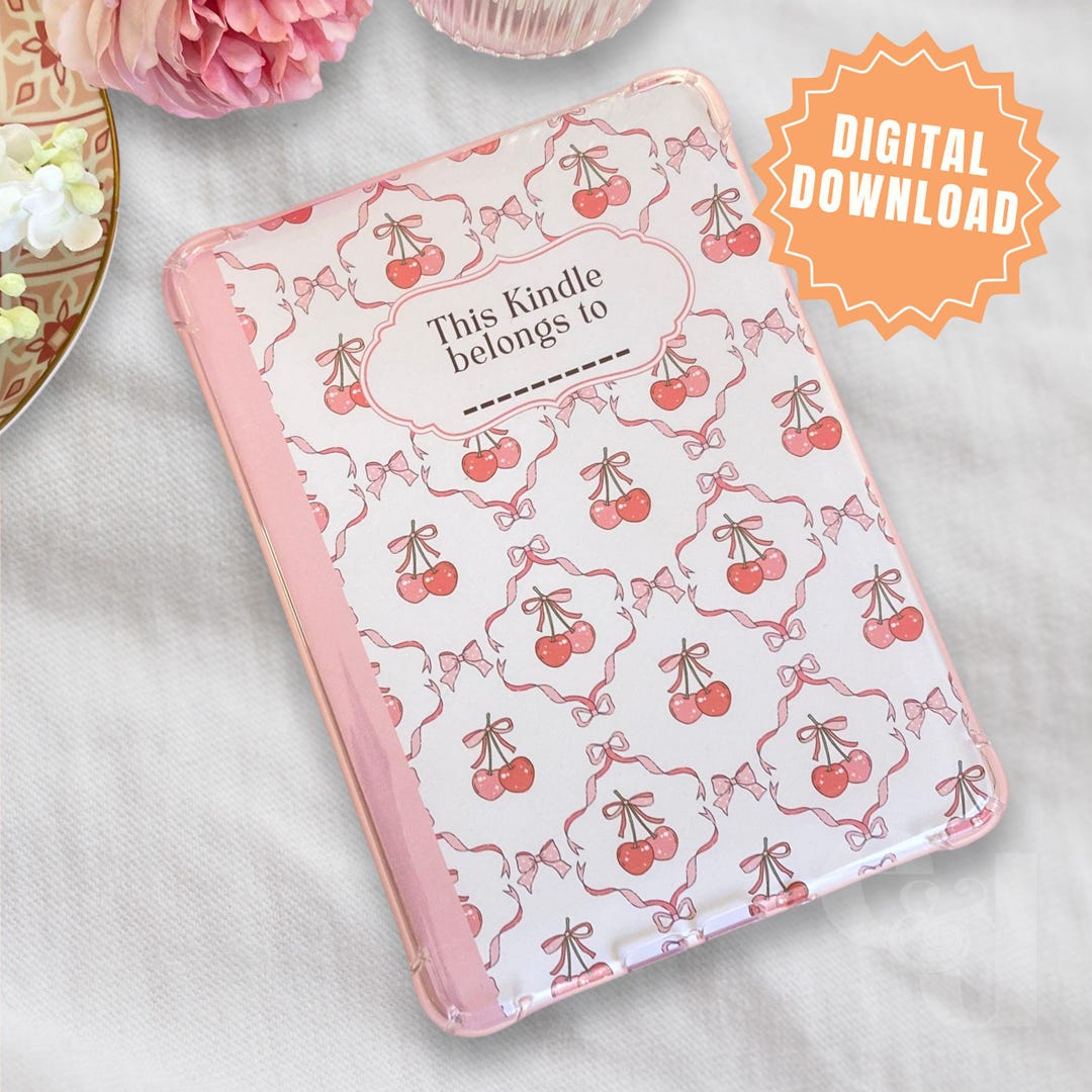 PRINTABLE Kindle Case Insert for Paperwhite 2024 Basic 11th Gen Oasis ...