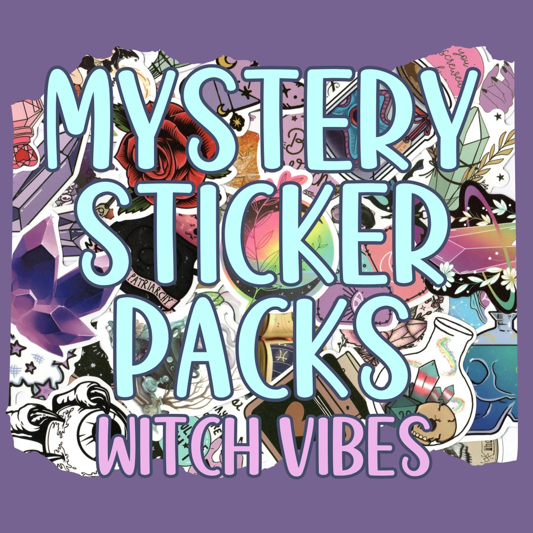 Celestial Magical Mystery Sticker Pack, Selection of Witchy, Wicca ...