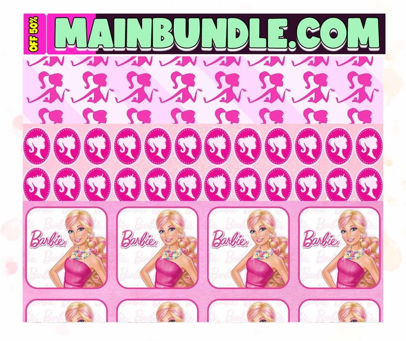 Barbie Digital Paper Pack Barbie Paper Barbie Wallpapers - Etsy