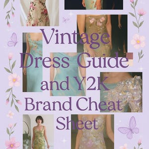 Fairy Dress Guide |  Vintage Label Help Prom Dress Finder 70 Brands to Help You Source & Shop Vintage Dresses