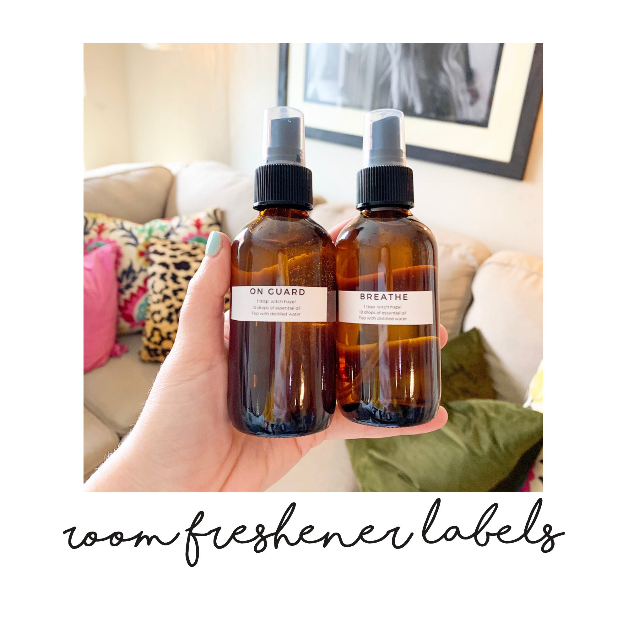 DoTERRA Room Spray Labels Etsy