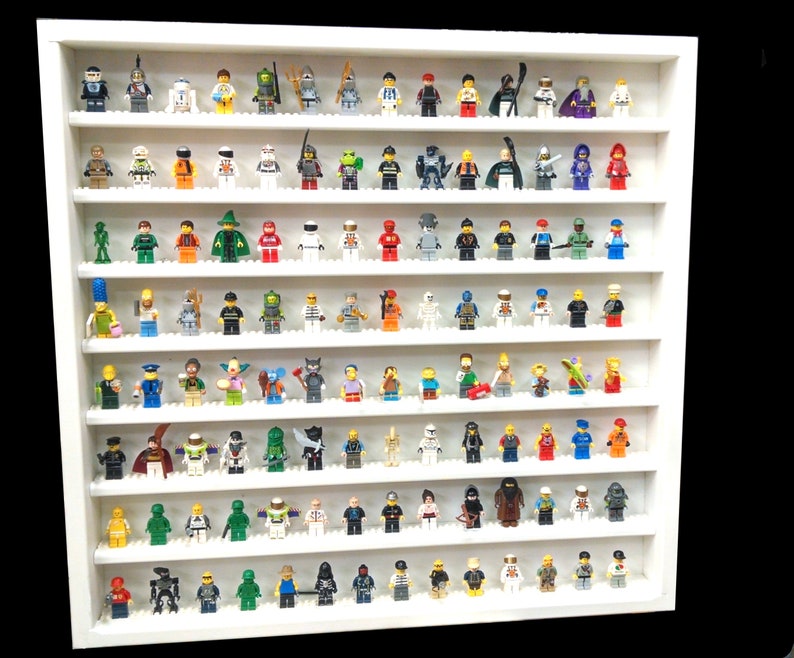 Handcrafted Hardwood Lego Display Case for Minifigures Etsy