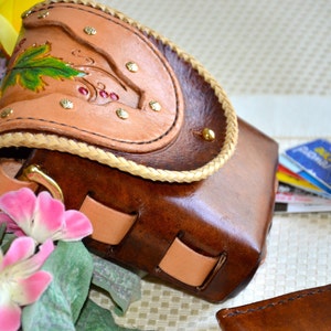 Graduation gift. Grapevine Belt Bag. Little belt bag. Leather belt bag. Hip purse. Weaver bag. Gift purse. Cross body bag.