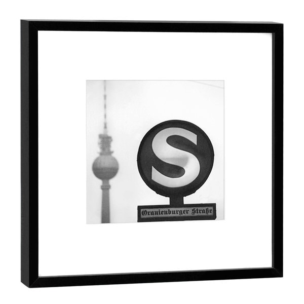 S-Bahn Berlin - Fotografie gerahmt 27 x 27 cm - von COGNOSCO