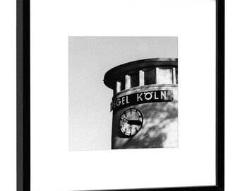 Pegel Köln - Fotografie gerahmt 27 x 27 cm - von COGNOSCO