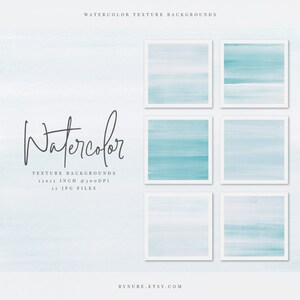 Blauwe aquarel textuur achtergronden, aquarel digitale Scrapbook papier, Hand geschilderde achtergronden voor kaarten, uitnodigingen en sociale Media berichten