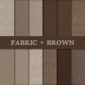 Brown Fabric Digital Papers: Linen, Cotton, Burlap, Jute, Hessian ~ Woven Fabric Textures ~ Fabric Printable Papers ~ Fabric Backgrounds