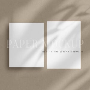 Maqueta de volante vertical tamaño carta y A4 de EE. UU. / Maqueta de papel tamaño carta y A4 de EE. UU. / Maqueta de papelería / 02-13 / Maqueta de tarjeta de diseño plano / Plantilla PSD