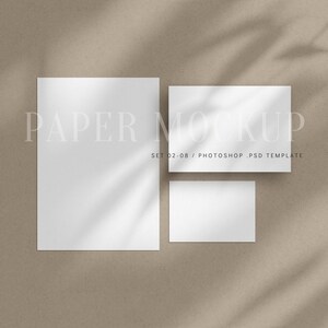 Maquete de cartão de casamento A4, A5, A6 | Maquete de cartão de papel A4, A5, A6 | Maquete de papelaria para casamento | 02-08 | Conjunto de maquete de papel plano | Modelo PSD