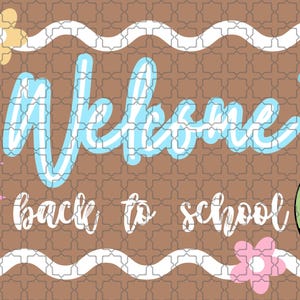 painted banner template | back to school banner | banner mockup | custom banner | DIGITAL DOWNLOAD