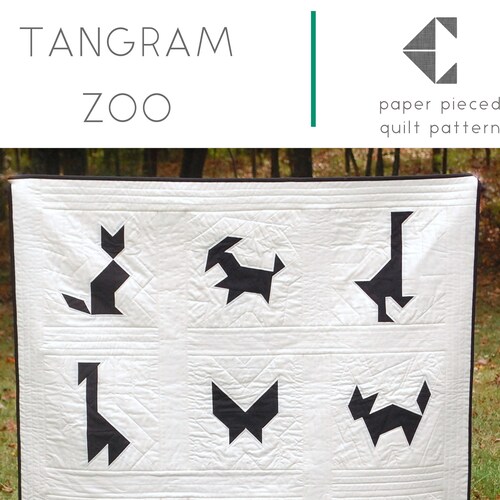 Tangram Zoo PDF Quilt Pattern Modern Geometric Paper Pieced - Etsy Tangram Zoo PDF Quilt Pattern Modern Geometric Paper Pieced - Etsy