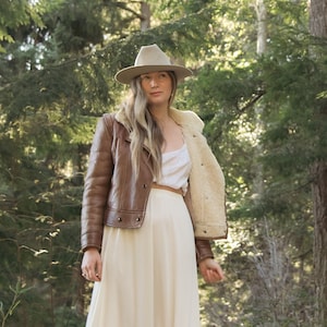 70's Shearling Patchwork Cropped Jacket by Ardney